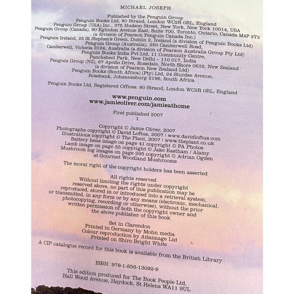 Jamie at Home by Jamie Oliver Cook Your Way to The Good Life Hardcover Book - Picture 2 of 13